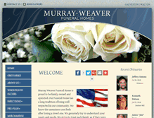 Tablet Screenshot of murrayweaverfuneralhome.com